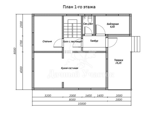 Дом из бруса Арзамас - План 1