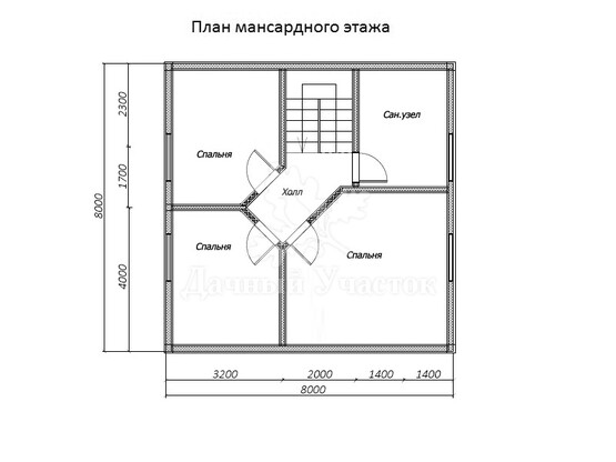 Дом из бруса Арзамас - План 2