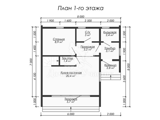 Дом барнхаус «Белинский»