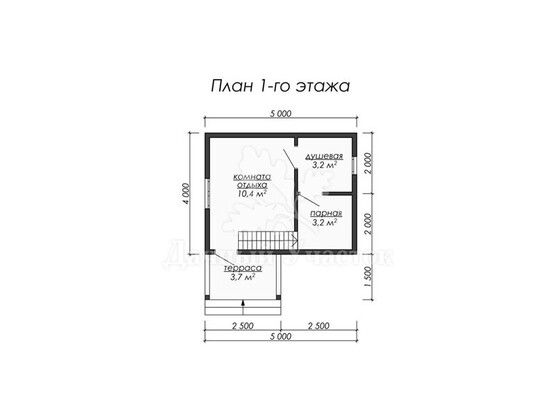 Баня из бруса Находка - Вид 3