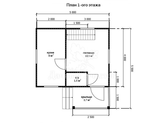Каркасный дом Нестеров - План