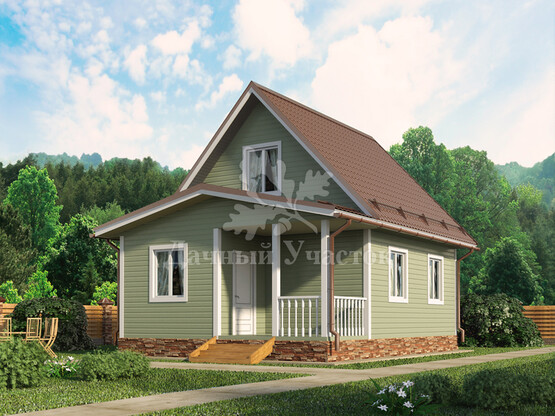 Каркасный дом Остров - Изображение 1