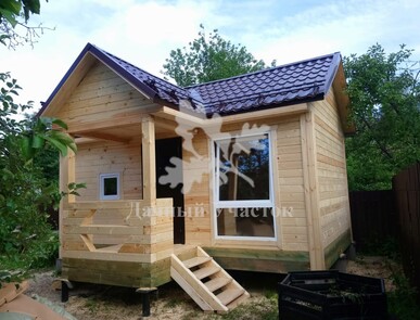 Баня из бруса 6x4 «Комфорт» в п. Жаворонки