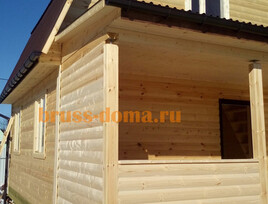 Дом из бруса в садоводстве Сады Фото 26