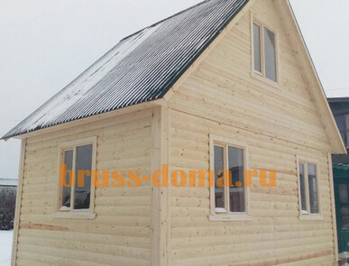 Каркасный дом 6x4 в Чемодановских дачах