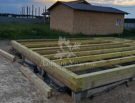 Баня из бруса 6х8 в КП Новое Боково