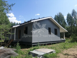Каркасный дом по индивидуальному проекту в д. Белая Гора