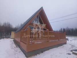 Каркасный дом в стиле A-frame по индивидуальному проекту в г.  Мончегорск