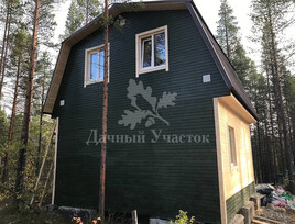 Каркасный дом по проекту Нурлат в Пулозеро
