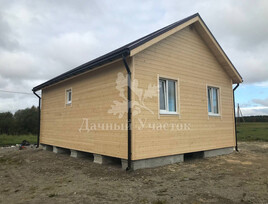 Каркасный дом по проекту Рыбинск  в с. Ловозеро