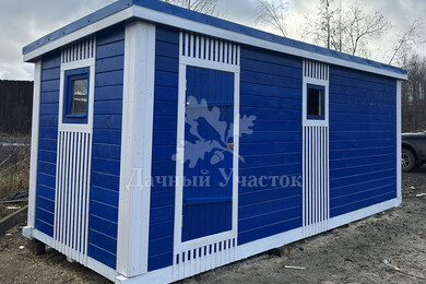 Мобильная баня в комплектации комфорт в СНТ «Лутиновка»