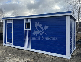 Мобильная баня в комплектации комфорт в СНТ «Лутиновка»