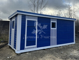 Мобильная баня в комплектации комфорт в СНТ «Лутиновка»