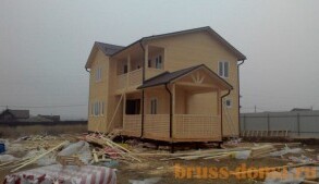 Брусовой дом под усадку или под ключ